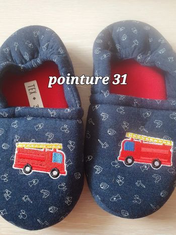 Pantoufles chaussons pompiers 31
