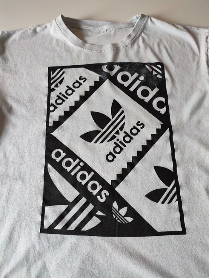 Lot de 8 t-shirts blancs hommes (Benson & Cherry, Adidas, Champion, Hollister, etc.) - photo numéro 7
