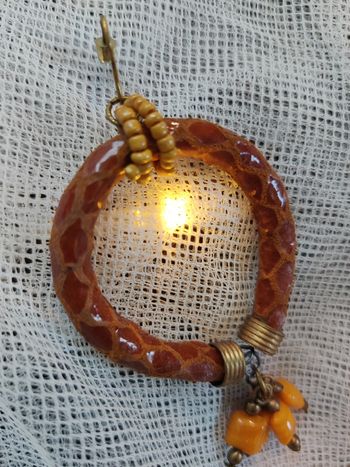 Boucles d’oreilles en cuir