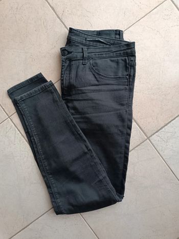 Jeans SkINNY gris foncé Zara medium rise - taille 42