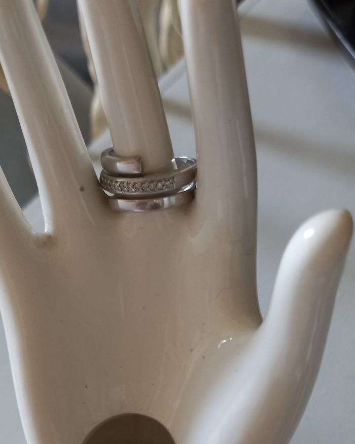 Bague argent zirco - photo numéro 2