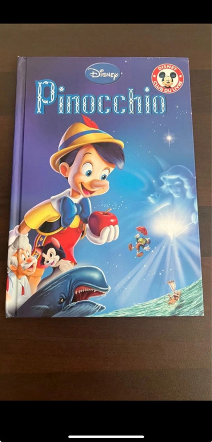 Pinocchio Livre Disney collection Disney Club en très bonne état édition hachette - photo numéro 3
