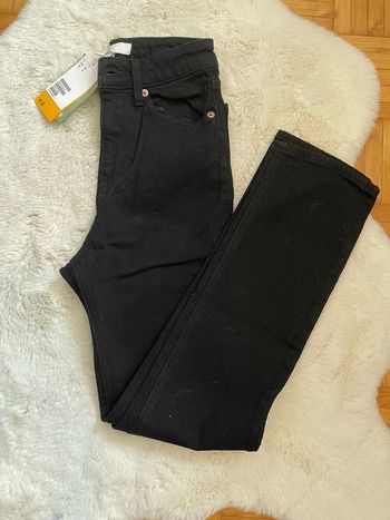 Jean taille haute noir XS h&m