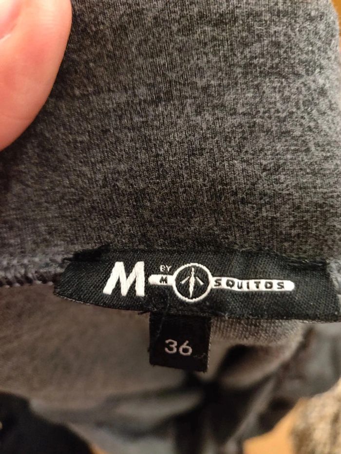 Robe moulante grise avec ceinture - photo numéro 2