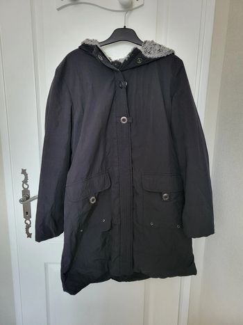 Manteau long noir Armand Thiery