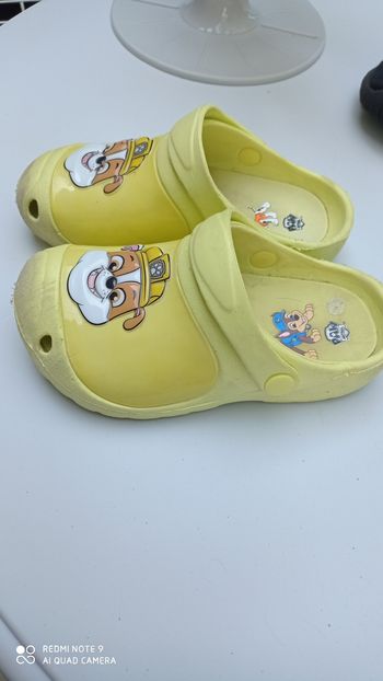 Sabots "type crocs" Ruben pat patrouille