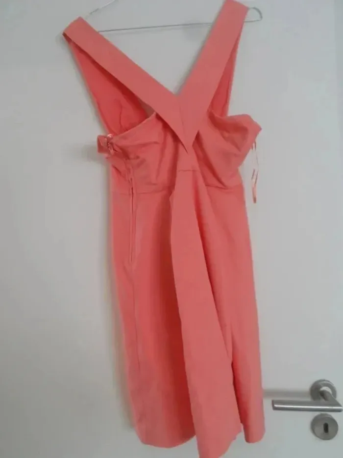 robe abricot Naf naf bien lire - photo numéro 2