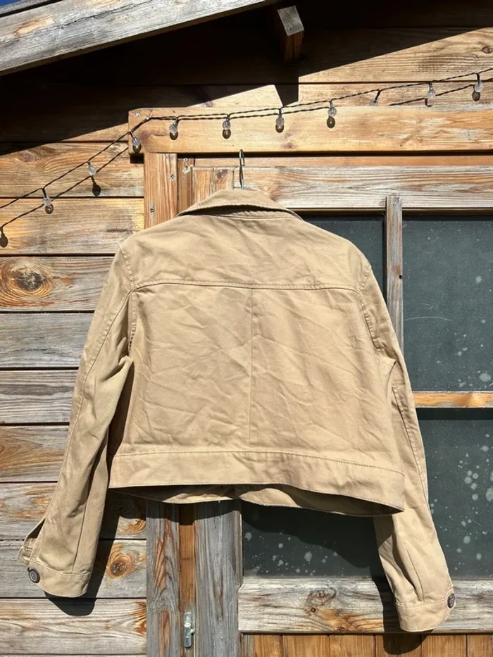 Veste jeans marron - photo numéro 6