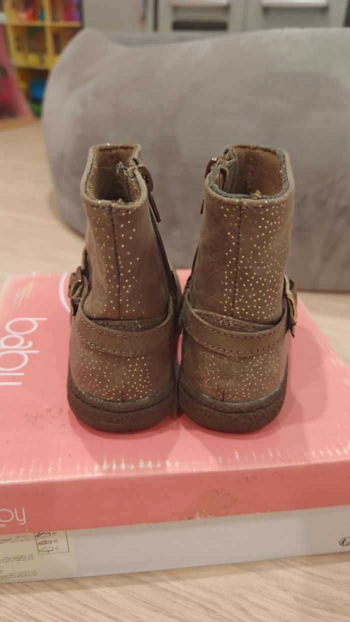 Botte marron brillante neuve P24 - photo numéro 6