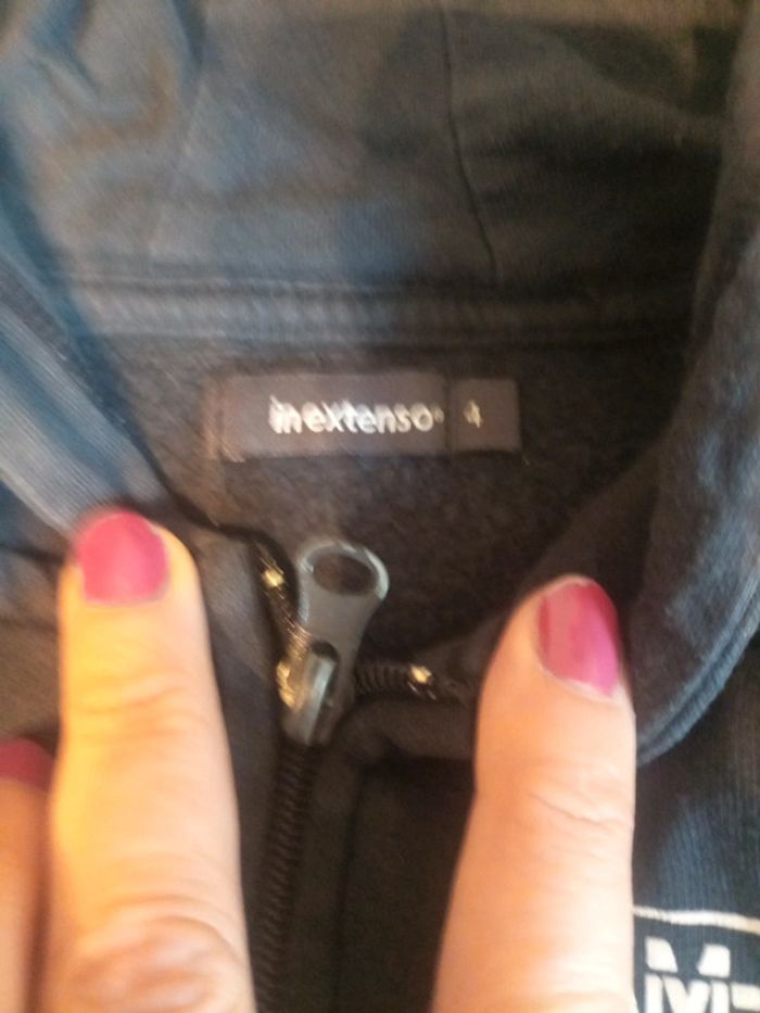 Gilet zippé à capuche in extenso 4 ans - photo numéro 3