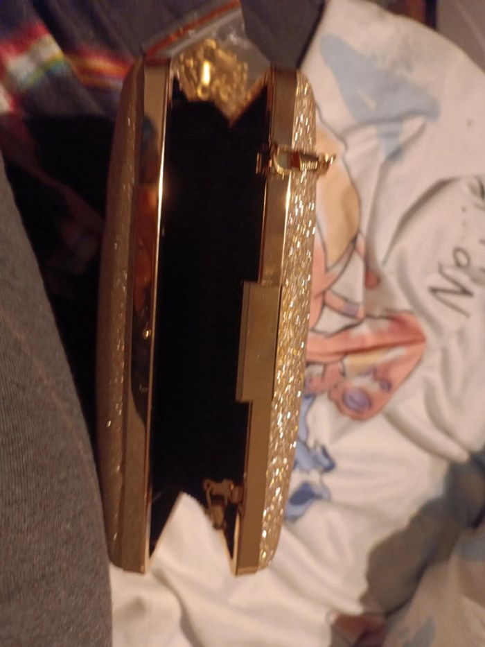 Sac Pochette doré - photo numéro 2