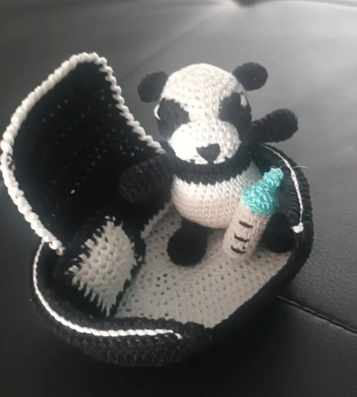Nurcerie amigurimi panda neuf - photo numéro 4