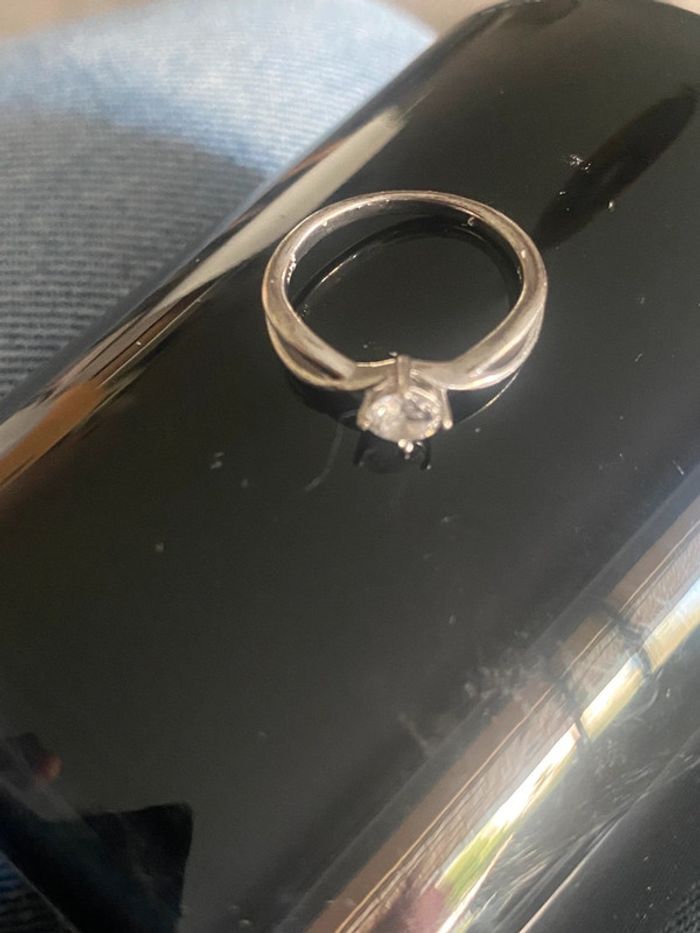 Bague en argent solitaire - photo numéro 9