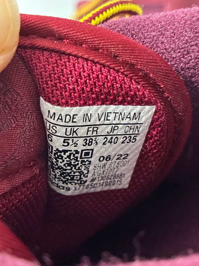 Baskets Adidas forum low femme bordeaux et marron 38 neuves - photo numéro 9