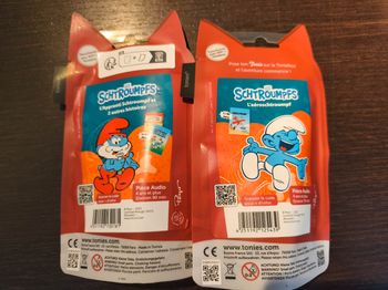 Vends lot 2 tonies Schtroumpfs 