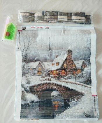 Diamond painting paysage enneigé original H164