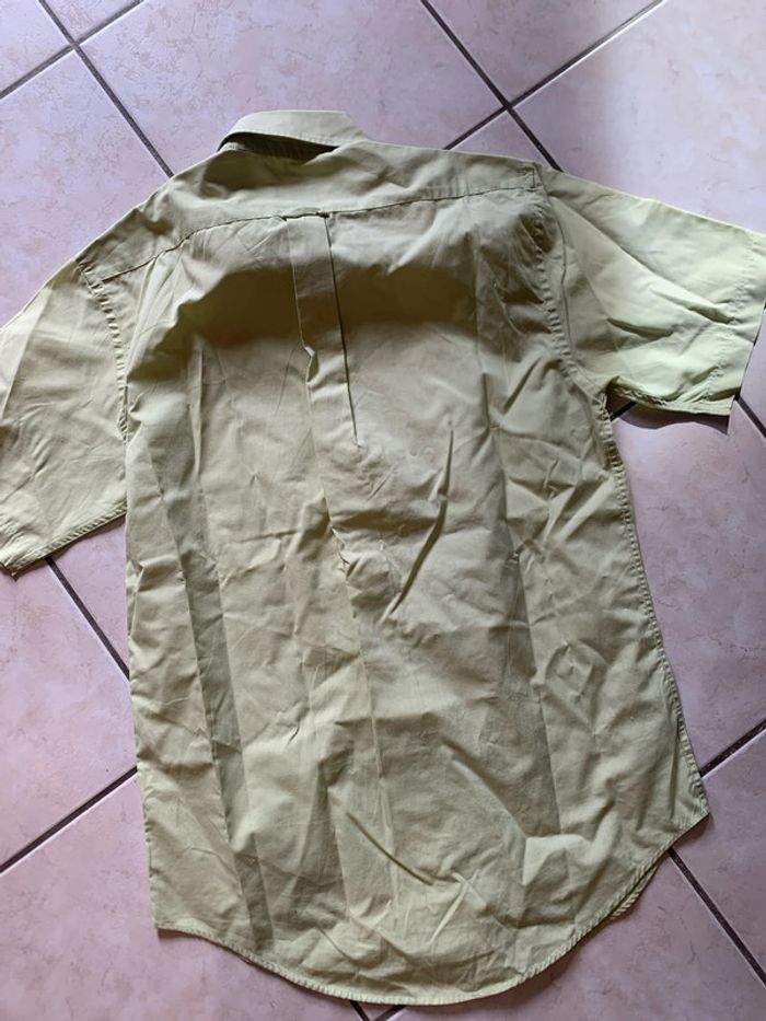 Chemise manches courtes anisée - photo numéro 4