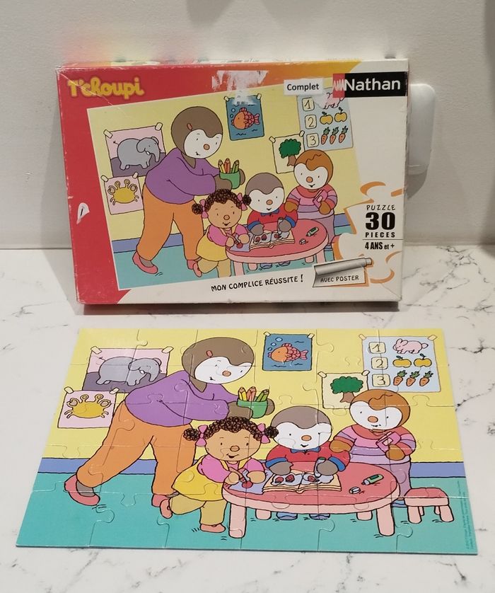 Puzzle 30 pièces T'choupi