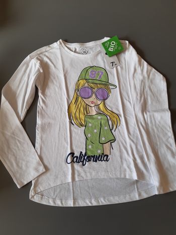 NEUF Tee-shirt 5ANS 6ANS impression California