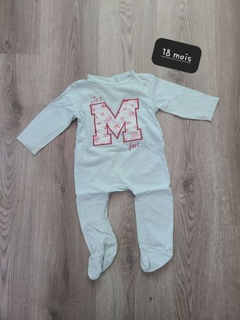 Pyjama léger  18 mois