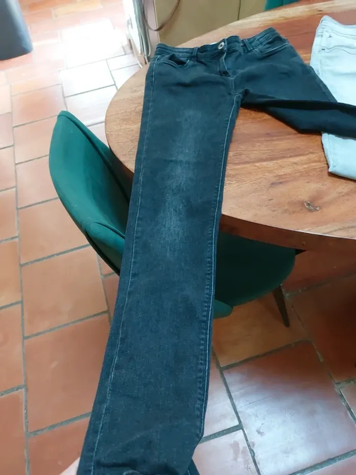 2 jeans taille haute - photo numéro 6