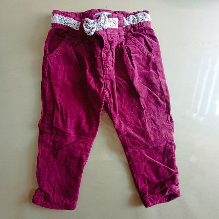 Lot pantalons fille 12 mois - photo numéro 5