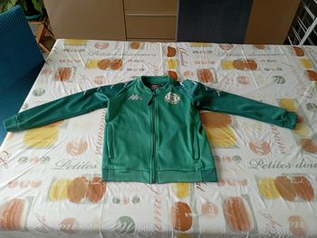 Veste zippée verte manches longues Kappa 8 ans 5€