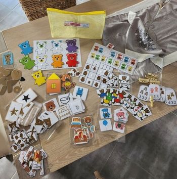 Jeux plastifiés à thème LES NOUNOURS