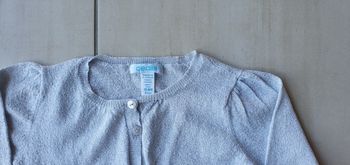 Gilet "argent" Obaïbi 18mois  neuf