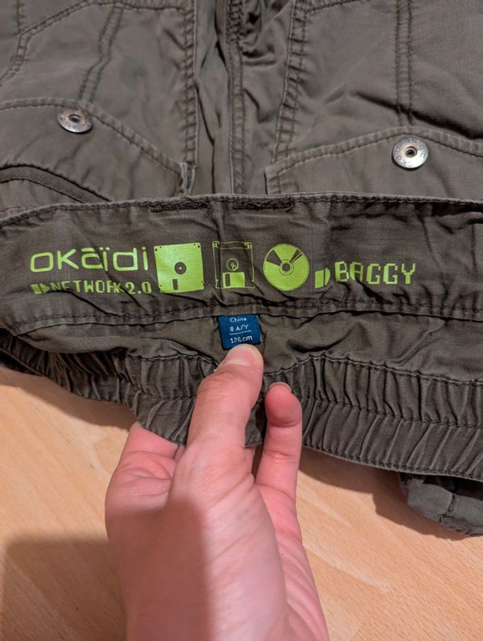 Baggy Okaïdi kaki 100% coton - photo numéro 6