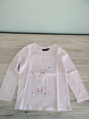 Tee-shirt manches longues fille danseuse étoile cygne 4 ans