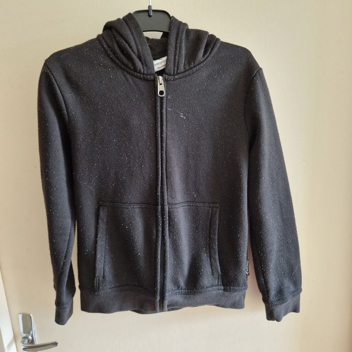 10 ans gilet capuche noir