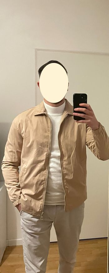 Veste Zipée beige en excellent état