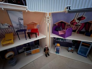 Maison Playmobils transportable