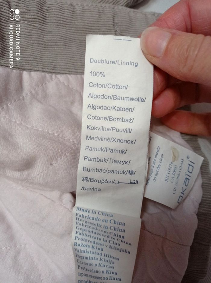 Petit manteau velours - photo numéro 5