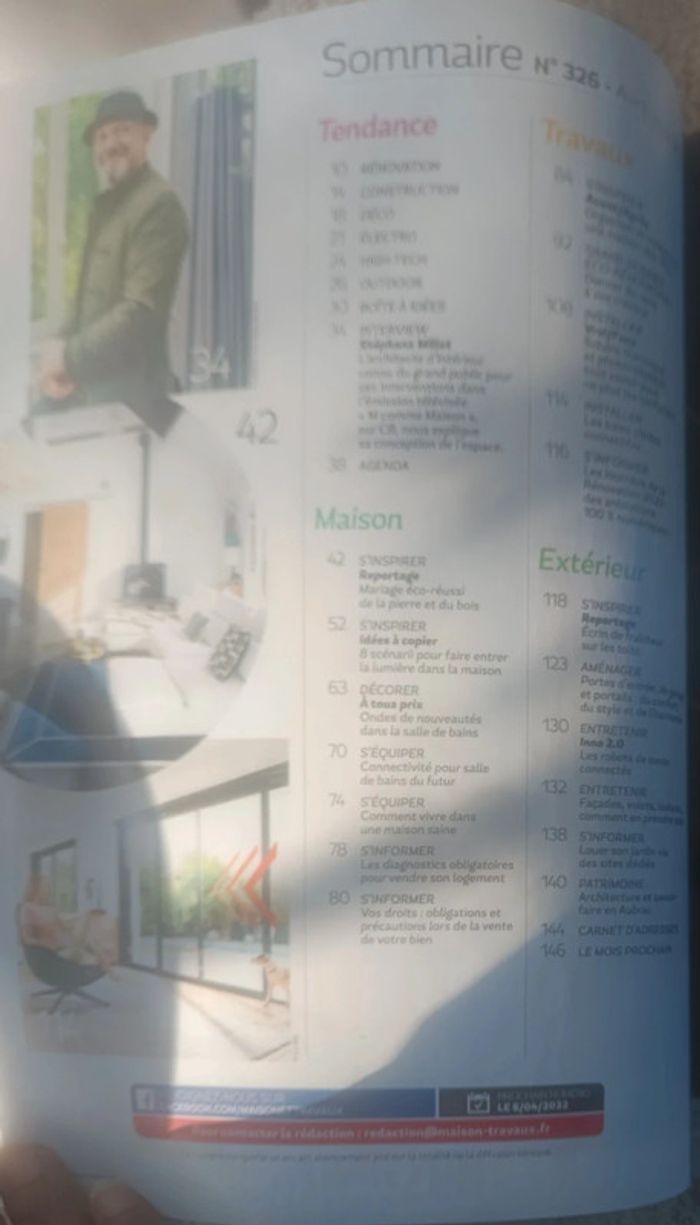 Magazine Mode et travaux n° 326 avril - mai 2022 - photo numéro 3