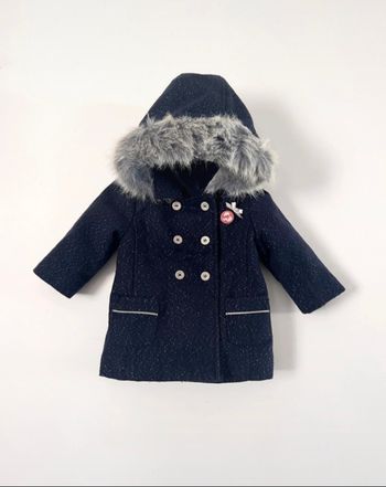 Manteau capuche lulu castagnette  taille 6 mois Très bon état