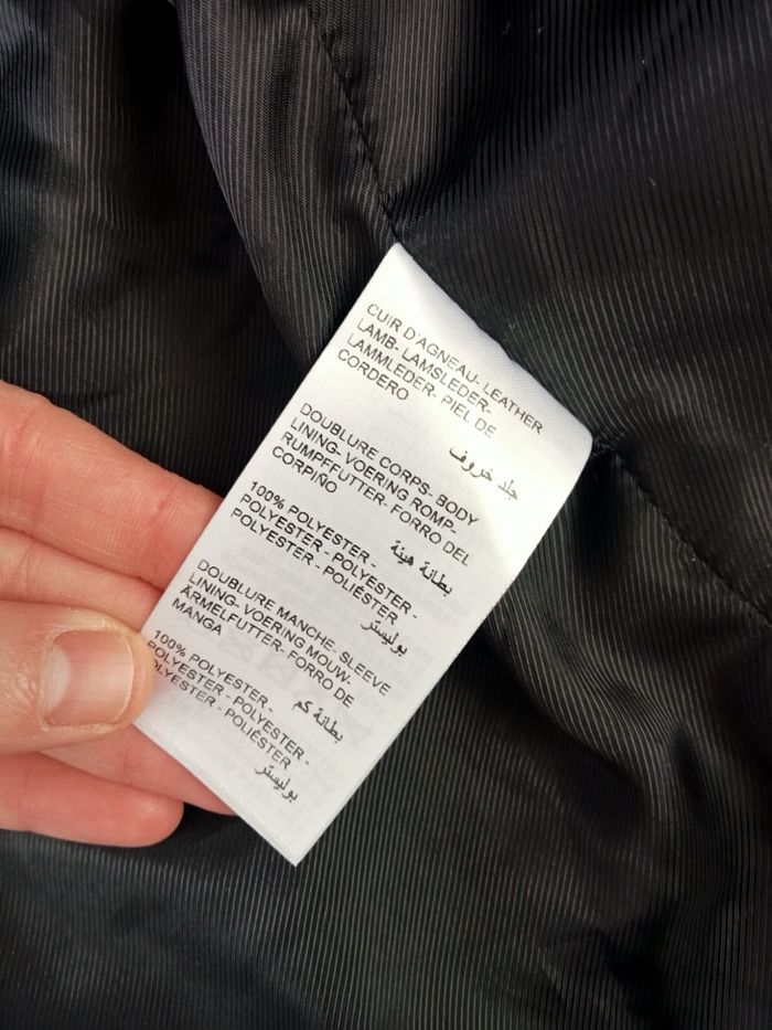 Blouson en cuir Maison 123 - photo numéro 7