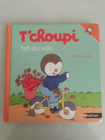 Tchoupi livre fait du vélo