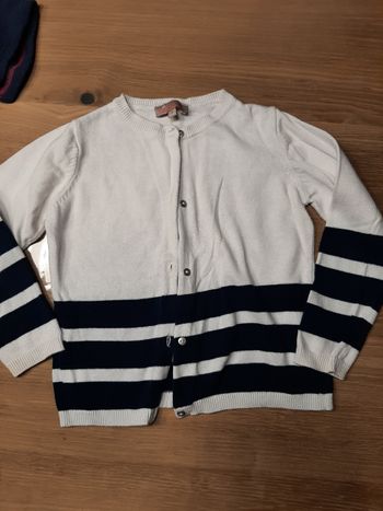 Gilet fille 6 ans Lisa rose