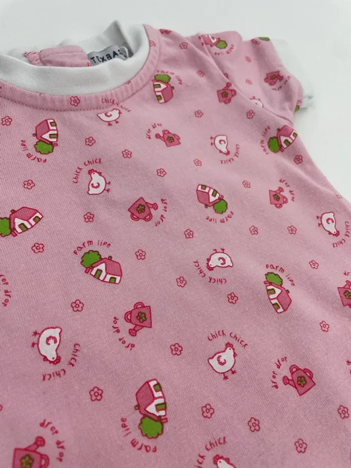 Combinaison rose – Tex Basic – Naissance - photo numéro 4