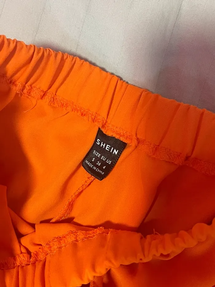 Pantalon fluide orange - photo numéro 3