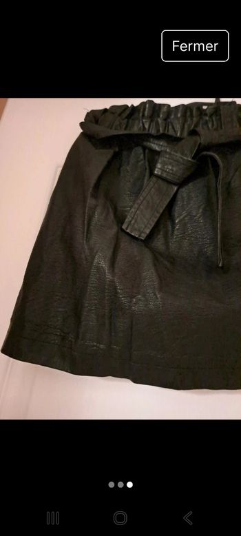 Jupe imitation cuir