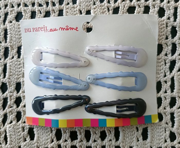 11 paires de barrettes neuves - photo numéro 2