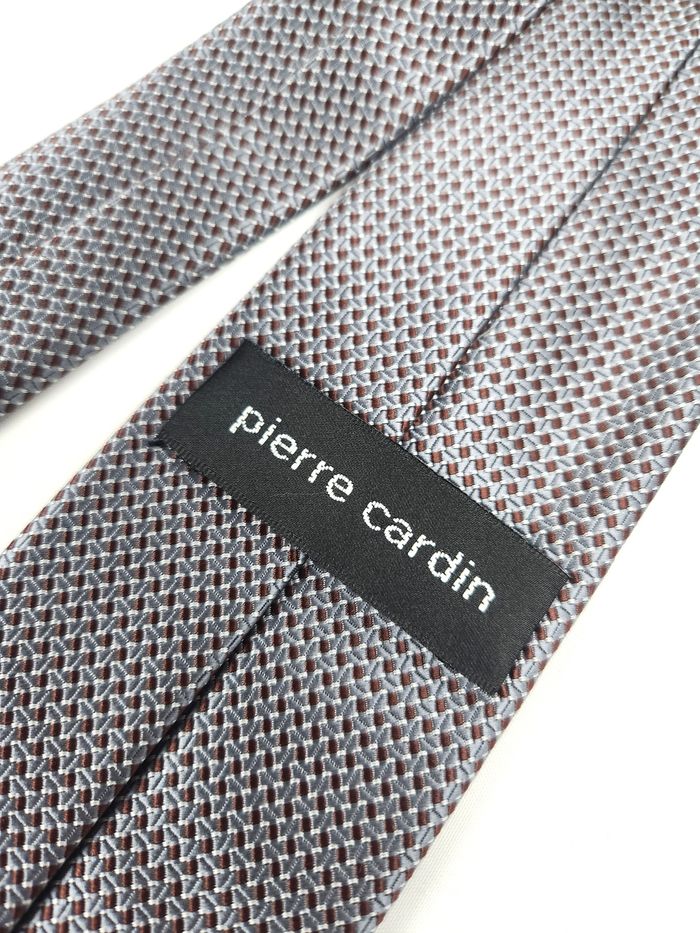 Cravate Homme Pierre Cardin - Gris / Brun - photo numéro 6