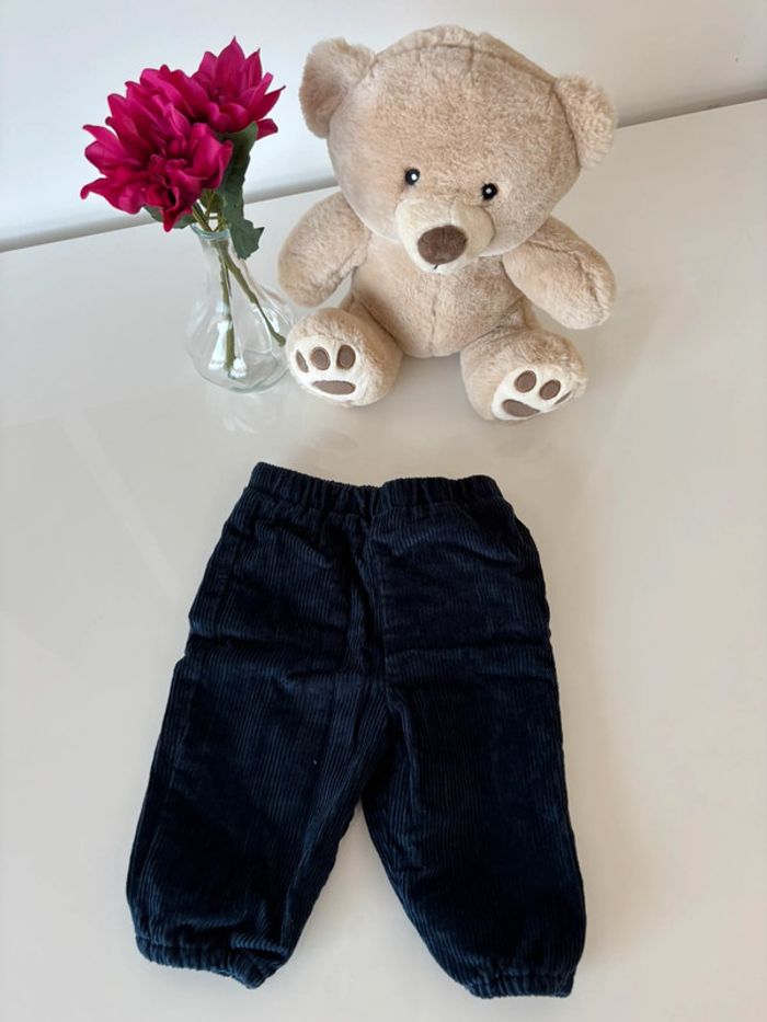 Pantalon velours Bout’chou 6 mois - photo numéro 2