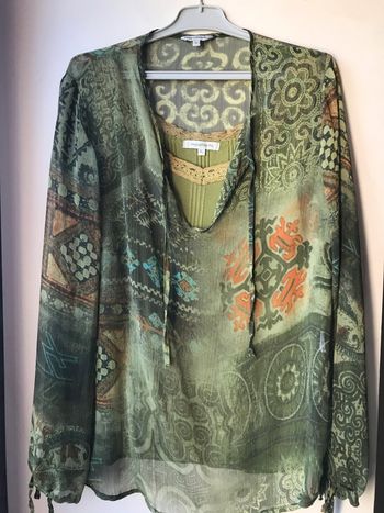 tunique voile avec caraco J.Riu