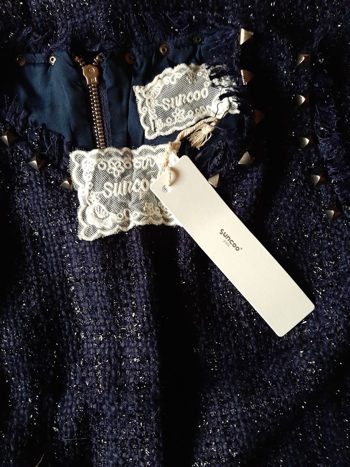 Suncoo - Robe bleue/dorée T40 - photo numéro 7