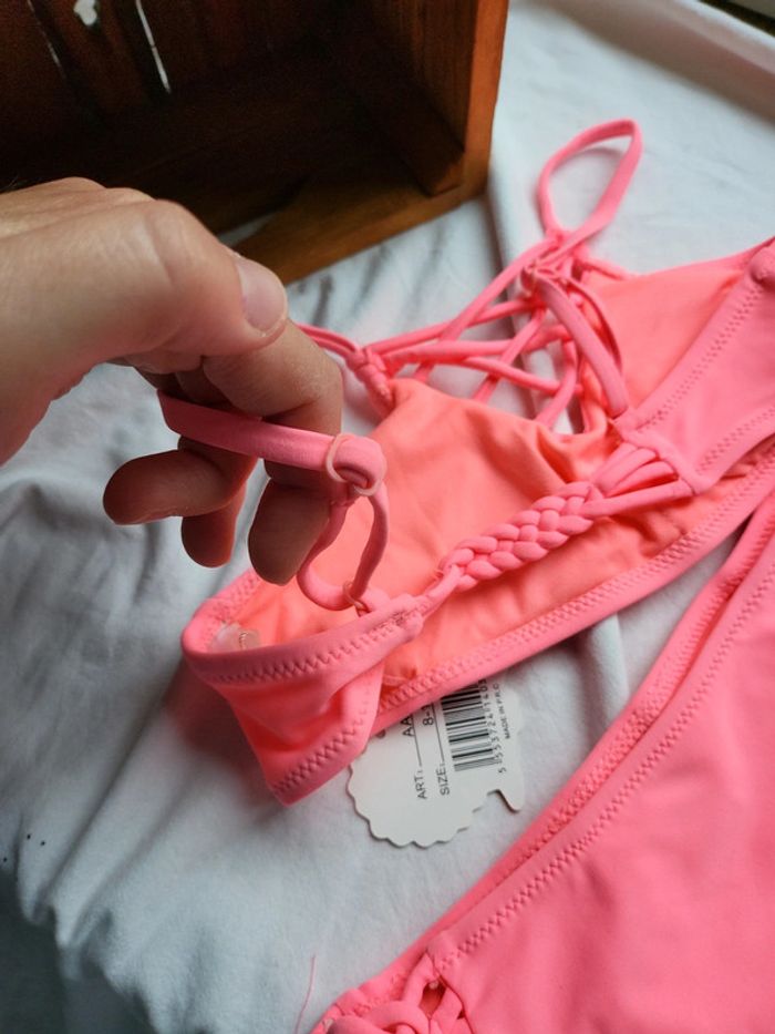 Maillot de bain flashy girly fluo 8 10 ans - photo numéro 7