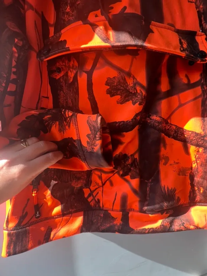 Sweat à capuche Homme - Ghost Camo Blaze - photo numéro 4